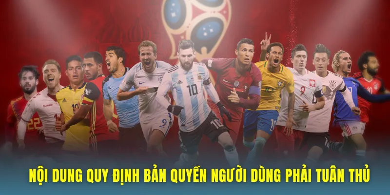Nội dung quy định bản quyền người dùng phải tuân thủ